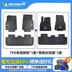 米其林 TPE注塑脚垫【10月20日晚8点抢5名免单+100名半价】适用90%以上车型，保价双11！