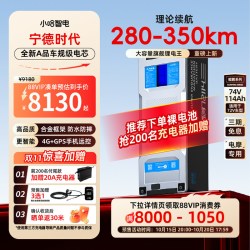 小哈 锂电池 宁德时代锂电池 电动鲲鹏74V114AH