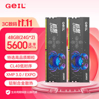 GeIL 6000 DDR5内存条  24GB*2 48GB