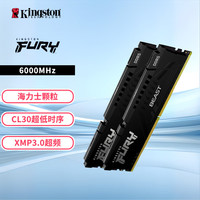 金士顿 FURY台式机内存条 Beast野兽系列 DDR5 散热内存 电脑马甲条 DDR5 6000频 超级野兽EXPO 海力士颗粒 C30 16GB 1条