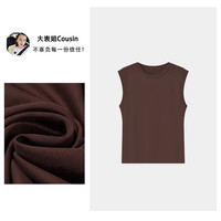 D.cousin 大表姐 韩版无袖T恤女百搭宽松 漏背设计27951
