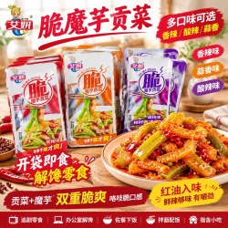 艾妍 魔芋贡菜小包散装香辣酸辣蒜香魔芋爽下饭菜开袋即食休闲零食