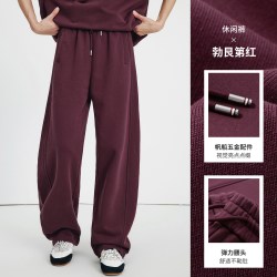 navigare 小帆船半开领深蓝色卫衣女士秋冬季纯棉磨毛宽松长袖T恤