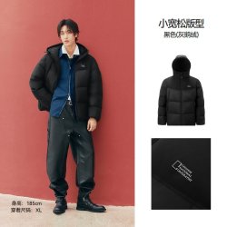 森马 大兴安岭鹅绒|森马国家地理羽绒服男26冬新款90鹅绒保暖情侣外套