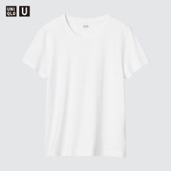 SUPIMA COTTON短袖T恤优衣库女装合作款/圆领纯棉打底内搭483461