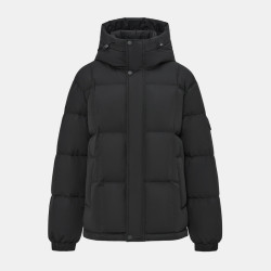 雪中飞 2026冬新款男士短款连帽羽绒服商务休闲爸爸款加厚保暖抗寒
