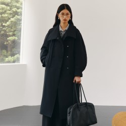 艾莱依 御风系列新款风衣鹅绒服轻奢商务通勤女士时尚长款保暖外套