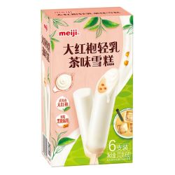 明治 大红袍轻乳茶味雪糕 62g*6支 彩盒装