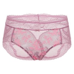 LA CLOVER 免定金｜兰卡文(LA CLOVER)NEW挚爱white中腰平角裤LC23ABU1