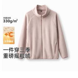 雪中飞 外套女2026百搭休闲短款摇粒绒休闲秋冬都市简约