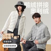 雪中飞 【立领短款】鹅绒拼接女士外套