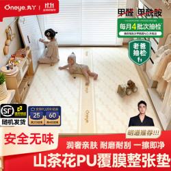 丸丫 pu+ixpe婴儿爬爬垫宝宝爬行垫加厚双面家用地垫泡沫垫整张无甲醛 2.5厚  1.5*1.8米