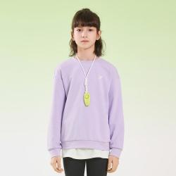 特步 亲肤慵懒舒适简约纯色男童女童秋季新品百搭运动中大童套头卫衣