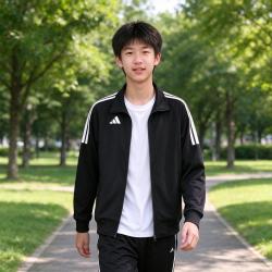 阿迪达斯 儿童经典运动服 夹克开衫外套