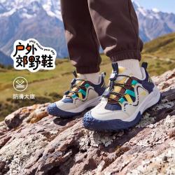 安踏 秋冬新品 户外郊野鞋防撞耐磨安踏男童鞋男小童抽绳儿童运动鞋
