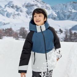 巴拉巴拉 男童童装冬季中长款羽绒服2024新款中大童儿童保暖外套潮