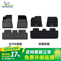 米其林 TPE脚垫【10月20日晚8点抢5名免单+100名半价】适用Model3焕新版 23年-26年
