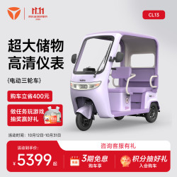 雅迪 防雨防晒大空间 电动三轮车