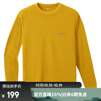mont·bell 1114688 速干透气 黄色 L 长袖T恤