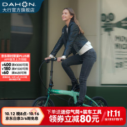 大行 KAA693 超轻铝合金 邮政绿 16英寸折叠自行车