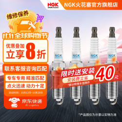 NGK 铱铂金 火花塞  四支装