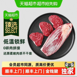 澳贝美 澳洲和牛谷饲金钱腱 原切牛腱芯肉1000g