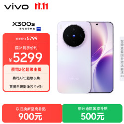 vivo X300s 5G手机 12GB+512GB 梦核紫