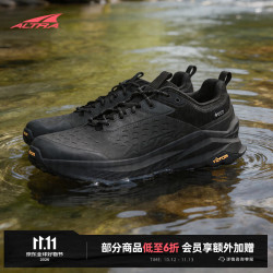 ALTRA OLYMPUS 6 HIKE LOW GTX 男子奥林巴斯6低帮休闲徒步鞋 黑色 40.5 (255mm) (建议正码正拍)