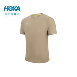 HOKA 男款秋季舒适干爽透气户外运动跑步速干短袖T恤Airolite 2.0