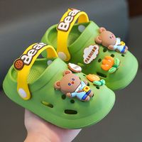 儿童拖鞋夏女童可爱软底防滑小孩凉拖鞋小童婴幼儿宝宝洞洞鞋男童