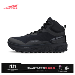 ALTRA TIMP6  MID GTX男子轻量中帮防水徒步鞋 黑色/黑色 45 (建议正码正拍)