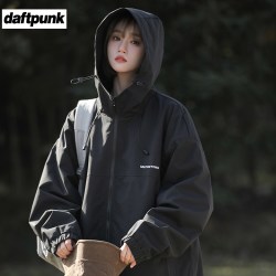 DAFTPUNK 春秋citboy日系工装连帽外套学生宽松防风机能风中性冲锋风衣男女