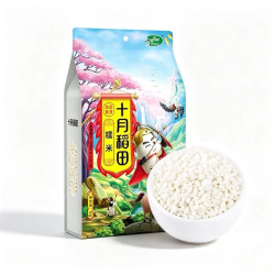 十月稻田 糯米 2斤 东北圆糯米 包粽子 可酿米酒 杂粮米粗粮