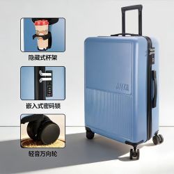安踏 大容量行李箱男女轻便万向轮拉杆箱结实抗摔造耐用登机箱