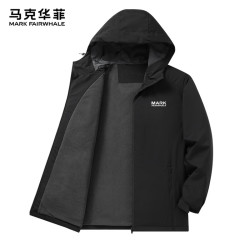 马克华菲 五折 冲锋衣夹克外套休闲加绒棉服