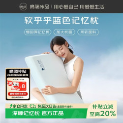 源生活 记忆枕头枕芯 零压慢回弹护颈记忆棉枕深睡颈椎枕单只 40*70cm