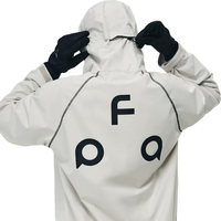 FPA 三防硬壳 白灰色 XL 男士夹克