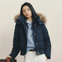 波司登 26年秋冬新款90绒羽绒服女款工装可脱卸帽带毛领外套 B260245362