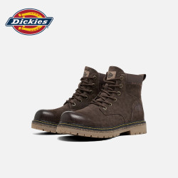 Dickies 马丁靴男鞋2026新款秋冬季复古工装靴男士户外休闲百搭高级感男靴 新美拉德棕 42