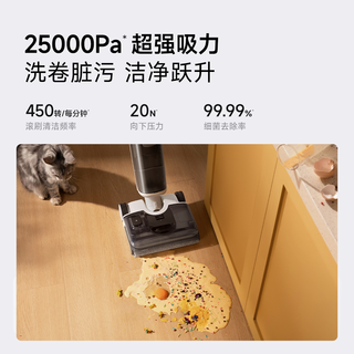 石头 A30 Max 平躺0缠高温除菌无线洗地机