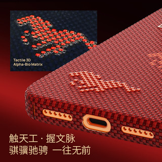 决色 iPhone17 Pro Max 凯夫拉磁吸 骏·骥 手机壳