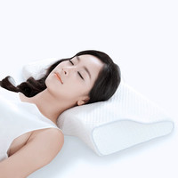 8H 记忆棉枕头蝶形成人枕芯护颈助眠慢回弹枕