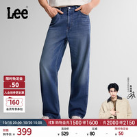 Lee 26秋冬新品五袋款761宽松阔腿牛仔裤