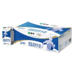 蒙牛 低脂高钙牛奶250ml*24盒 3.0g蛋白 早餐健身伴侣 送礼优选