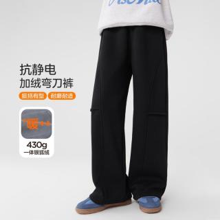 左西 女童加绒运动裤