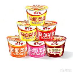 杨掌柜 粉面菜蛋 桶装方便面 6桶组合装