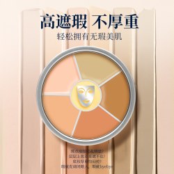 KRYOLAN 面具魅影三文鱼色六色遮瑕盘专业遮瑕修容盘德国粉底膏40g