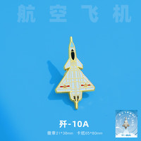 赋闲 东风5C/17/31BJ/61冰箱贴徽章金两用属航空护国重器长空利刃饰品 航天徽章--歼10A