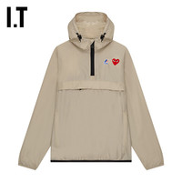 COMME des GARÇONS IT CDG PLAY COMME des GARCONS川久保玲连帽上衣套头半拉链