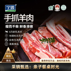 宁鑫 盐池滩羊 手抓羊肉 1kg 简装
